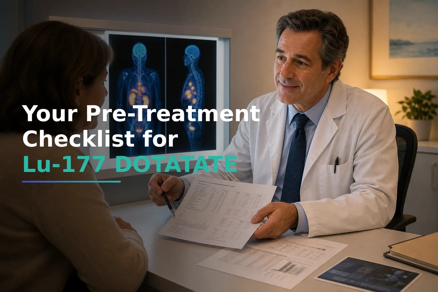 What Lab Results and Scans Do I Need Before Starting Lu-177 DOTATATE โ and What Do the Numbers Actually Mean for a Well-Differentiated Neuroendocrine Tumor?